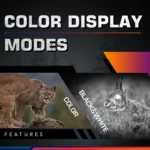 NV007V Night Vision Clip-on Scope-color-display-mode