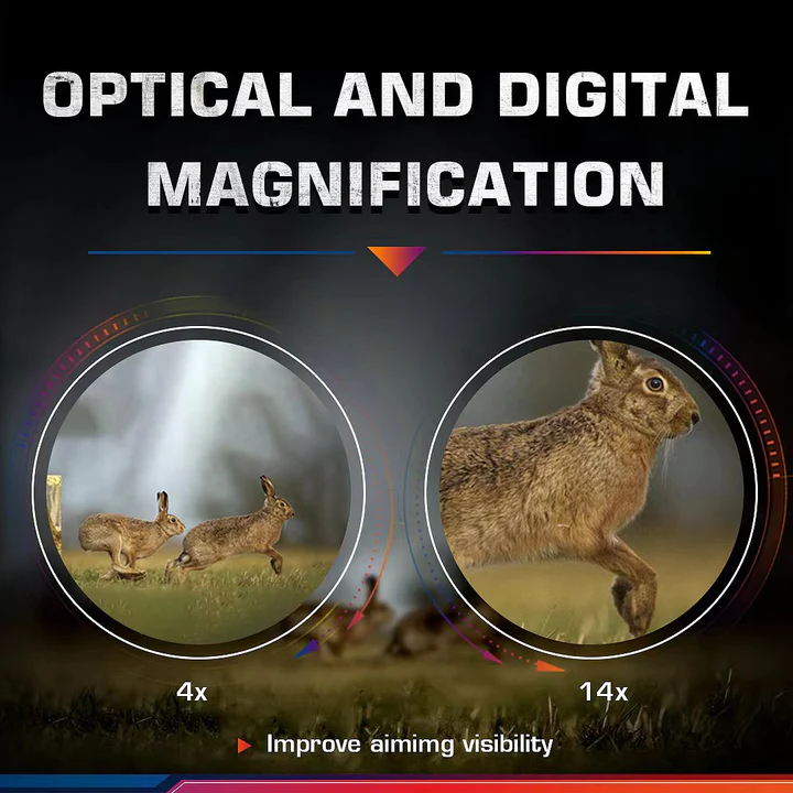 NV007V Night Vision Clip-on Scope-optical-and-digital-magnification